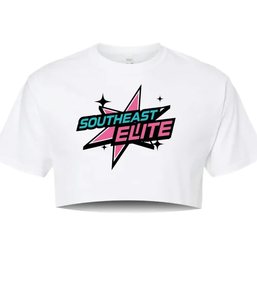 Southeast Elite White Crop Tee