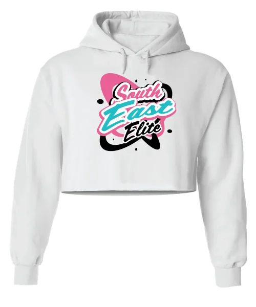 Southeast Elite White Crop Hoodie