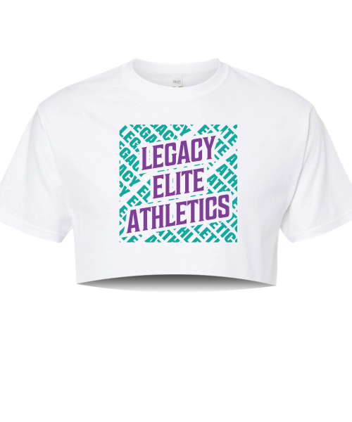 LEA White Cropped Tee