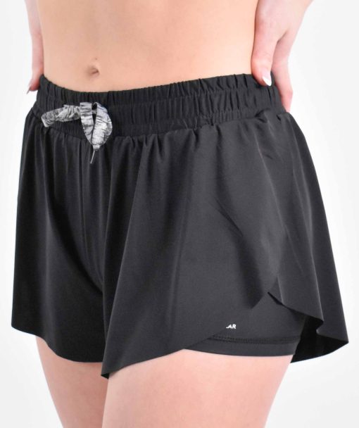 Black Flutter Shorts - Image 3