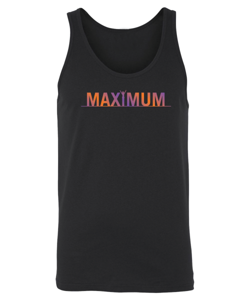 Maximum Black Tank Colored Logo