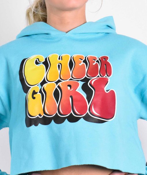 Cheer Girl Cropped Hoodie - Image 3