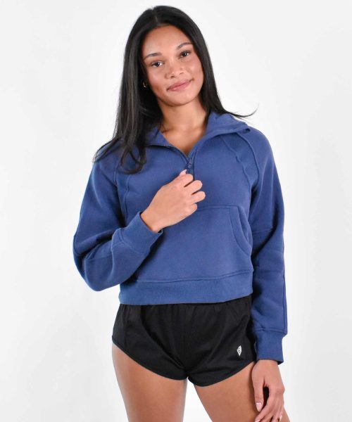 Navy Quarter Zip