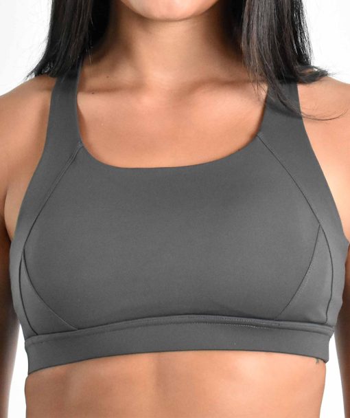 Gray Cross Bra - Image 2