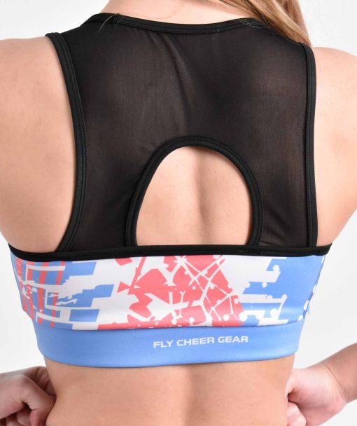 Blue & Pink Sports Bra - Image 3