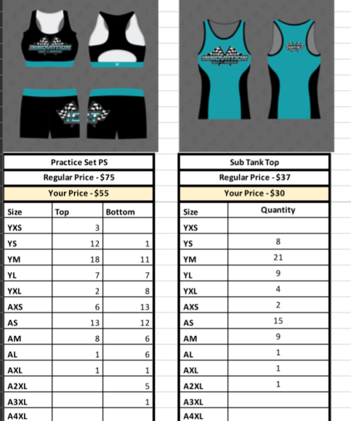 Innovation Cheer Practice Sets 2025 Payment 2 - Image 3