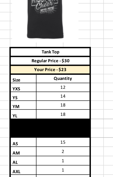Kidsport Athlete Tanks 25