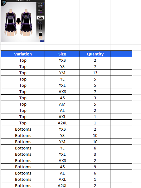 Good Cheer Athletics Uniforms 26 Payment 1