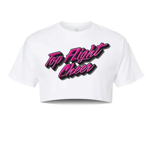 TFC White Crop Tee