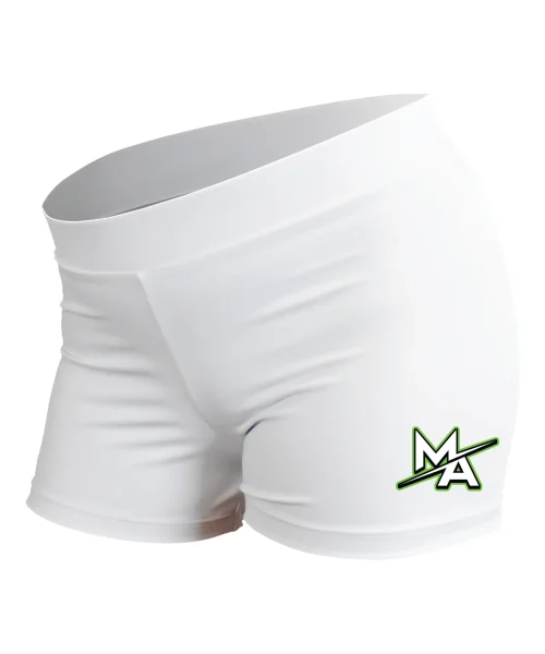 MA White Performance Shorts