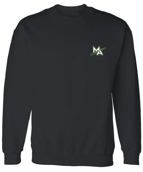 MA Black Crewneck