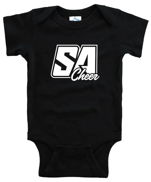 SA Sanford Black Baby Onesie