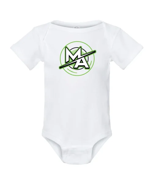 MA White Baby Onesie