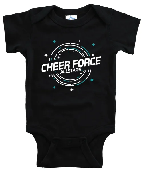 CFA Black Baby Onesie