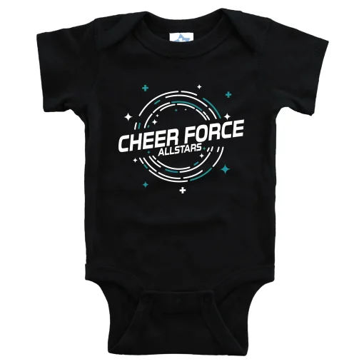 CFA Black Baby Onesie