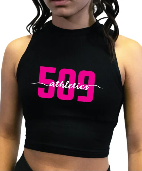 509 High Collar Crop