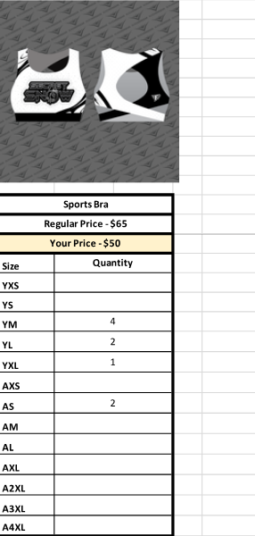 Secret Snow Sports Bras