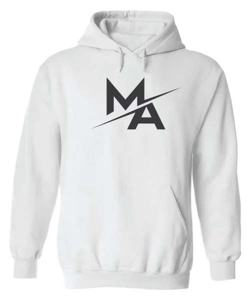 MA White Hoodie