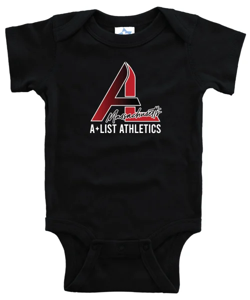 ALA MA Black Baby Onesie