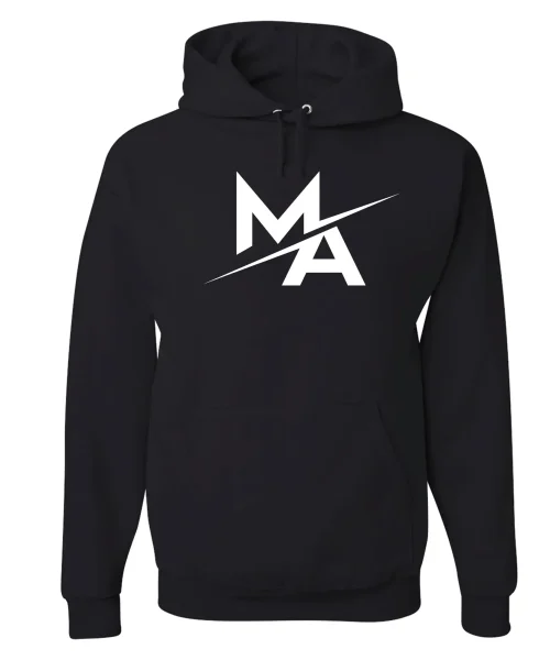 MA Black Hoodie