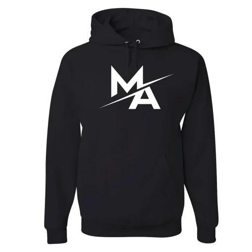 MA Black Hoodie