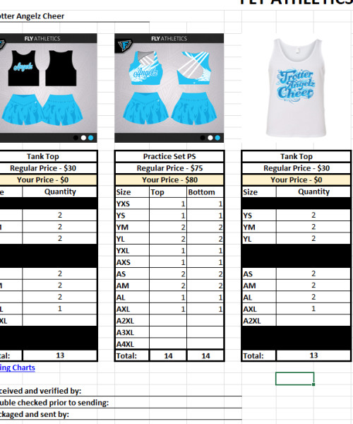 Trotter Angelz Cheer - 26- Practice Sets