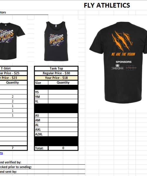Lehigh Raptors Tee Order 3 - Image 3